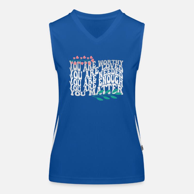 Dépression et conscience bipolaire : Débardeur respirant contrasté Femme