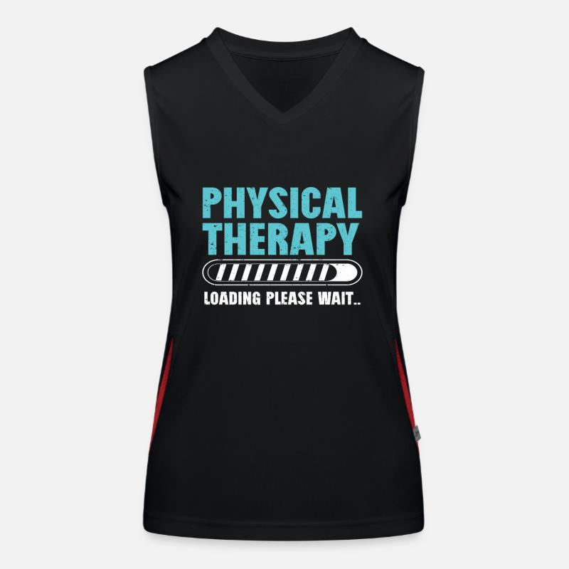 Physiotherapeut Physio Physiotherapie Funktionelles Kontrast-Tank Top für Frauen