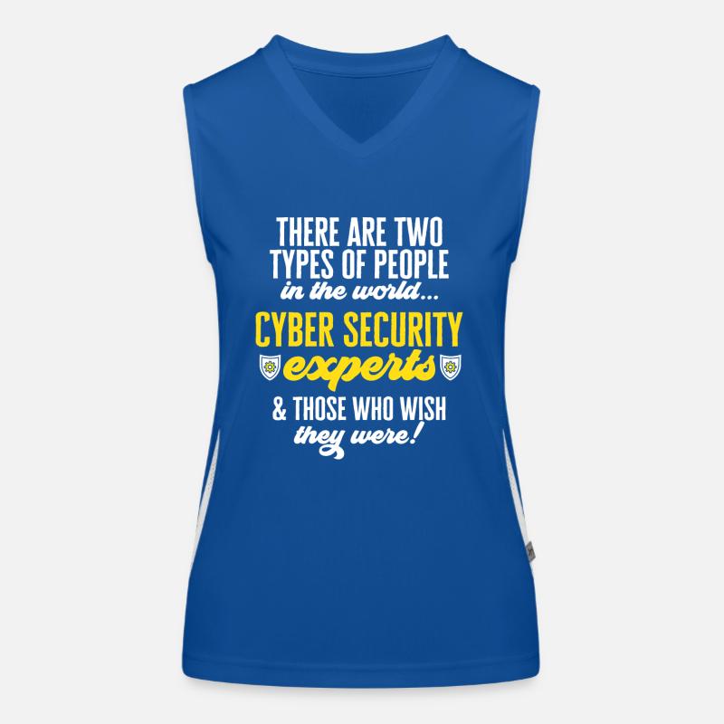 Cybersecurity Hacker IT-Sicherheit Funktionelles Kontrast-Tank Top für Frauen