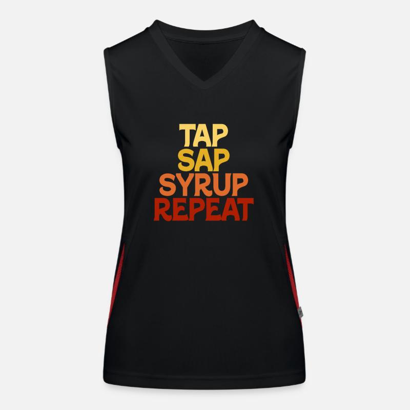 Maple Tree Essence Men Women Funny Women's Functional Contrast Tank Top