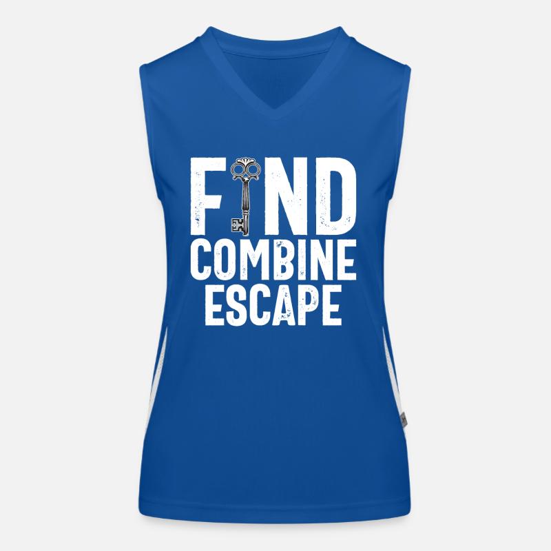 Salle d’évasion Débardeur respirant contrasté Femme