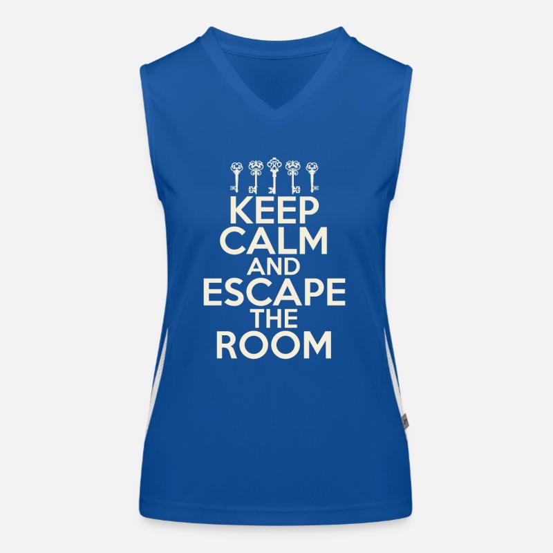 Salle d’évasion Débardeur respirant contrasté Femme