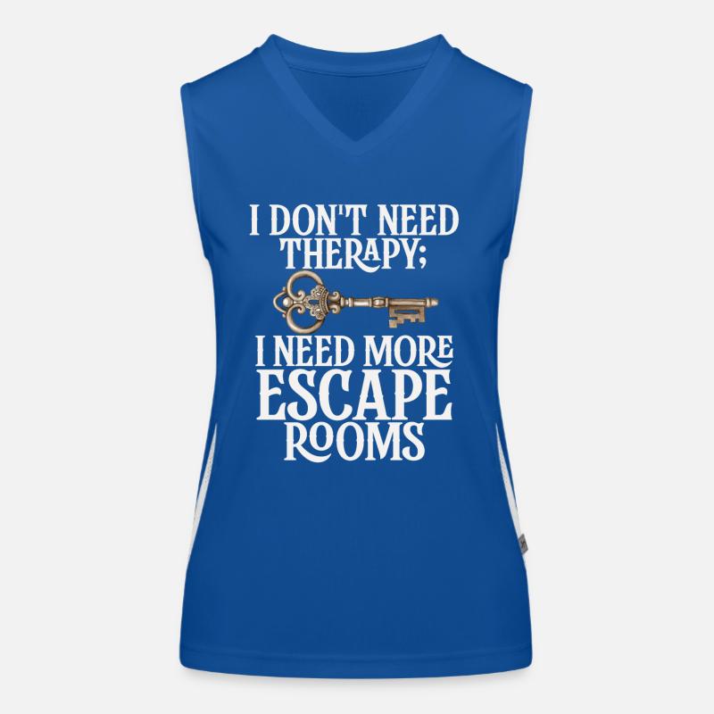 Salle d’évasion Débardeur respirant contrasté Femme