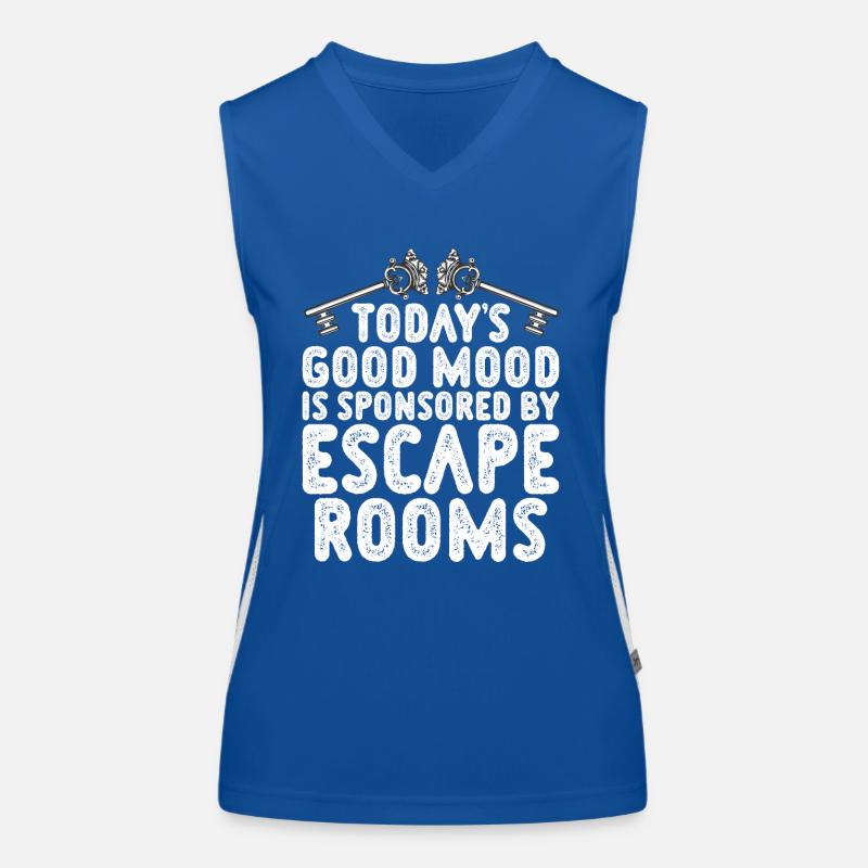 Salle d’évasion Débardeur respirant contrasté Femme