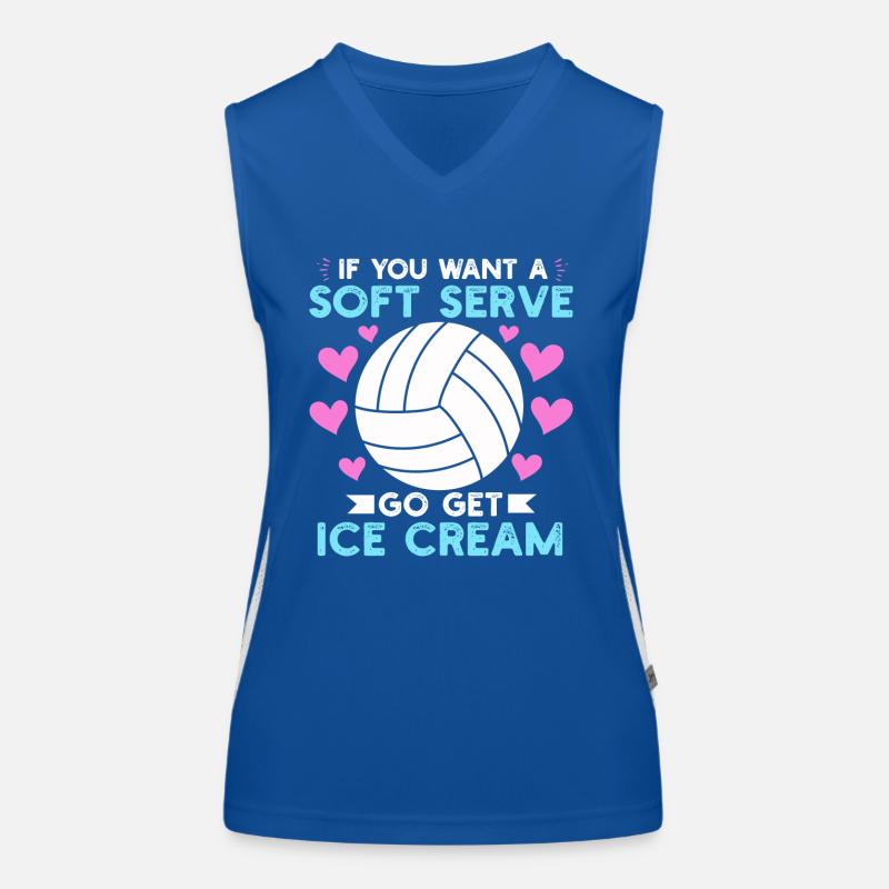 Wenn Sie eine Softportion wollen, besorgen Sie sich Eis Funktionelles Kontrast-Tank Top für Frauen