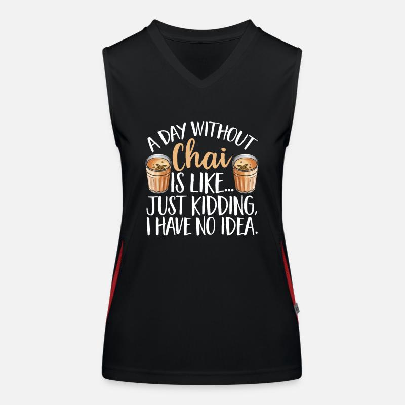 Chai Tea Masala Chai Women's Functional Contrast Tank Top