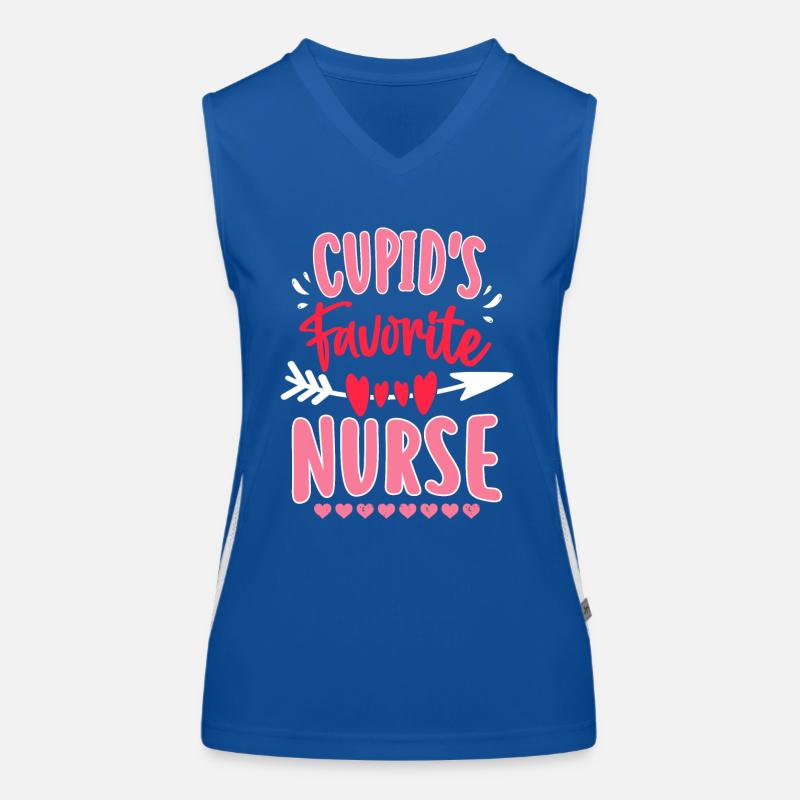 Amor Lieblingskrankenschwester Funktionelles Kontrast-Tank Top für Frauen