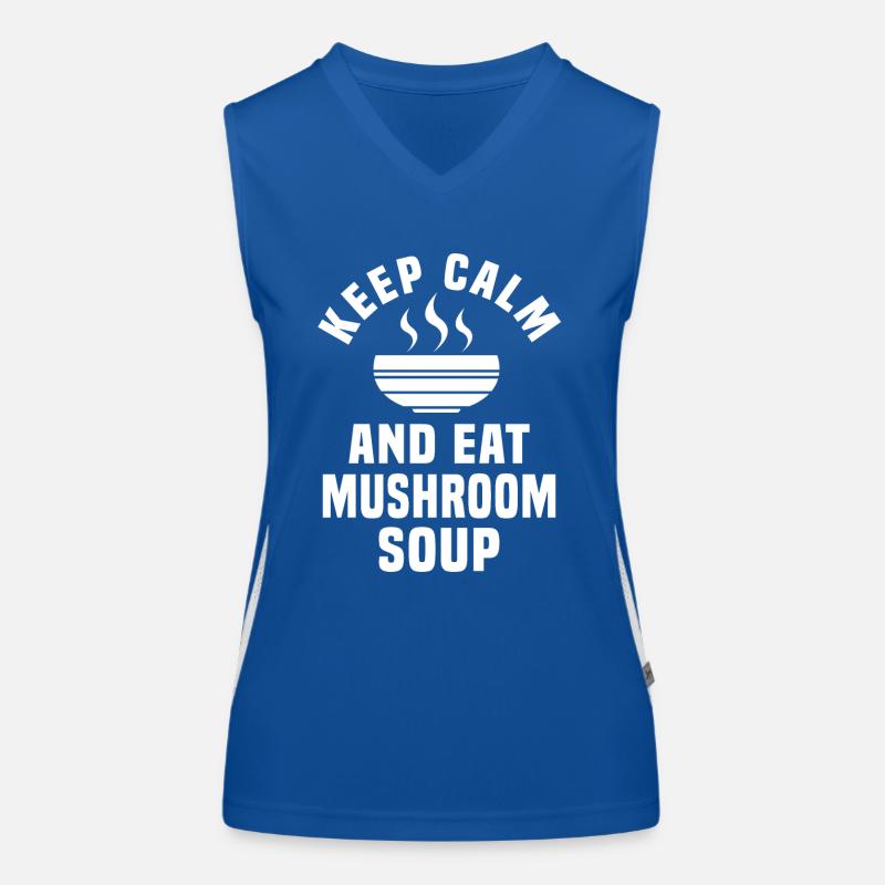 Soupe aux champignons Débardeur respirant contrasté Femme