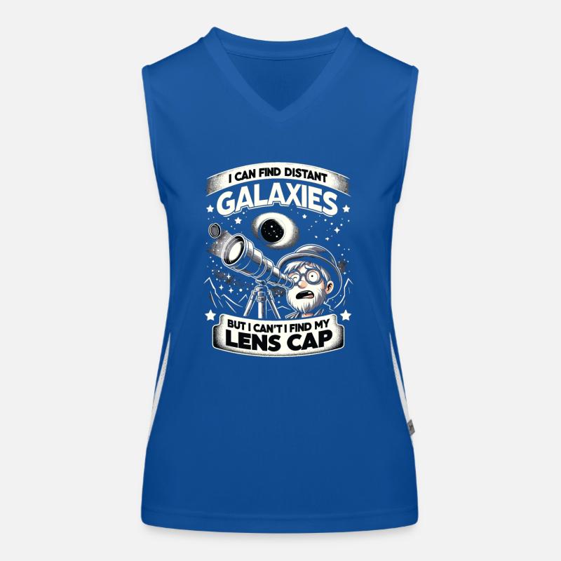 Astrophotography Astronomy Space Camera Women's Functional Contrast Tank Top