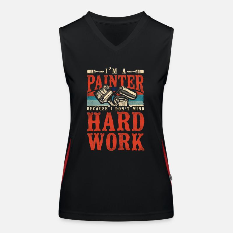 House Painter Decorator I'm A Women's Functional Contrast Tank Top