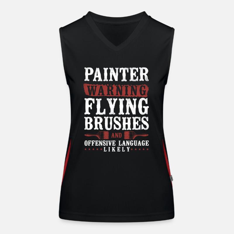 House Painter Decorator Painter Funktionelles Kontrast-Tank Top für Frauen