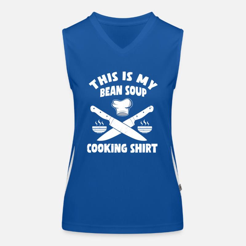 Bohnensuppe Kochshirt Funktionelles Kontrast-Tank Top für Frauen