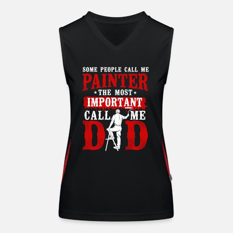 House Painter Decorator Dad Some Funktionelles Kontrast-Tank Top für Frauen