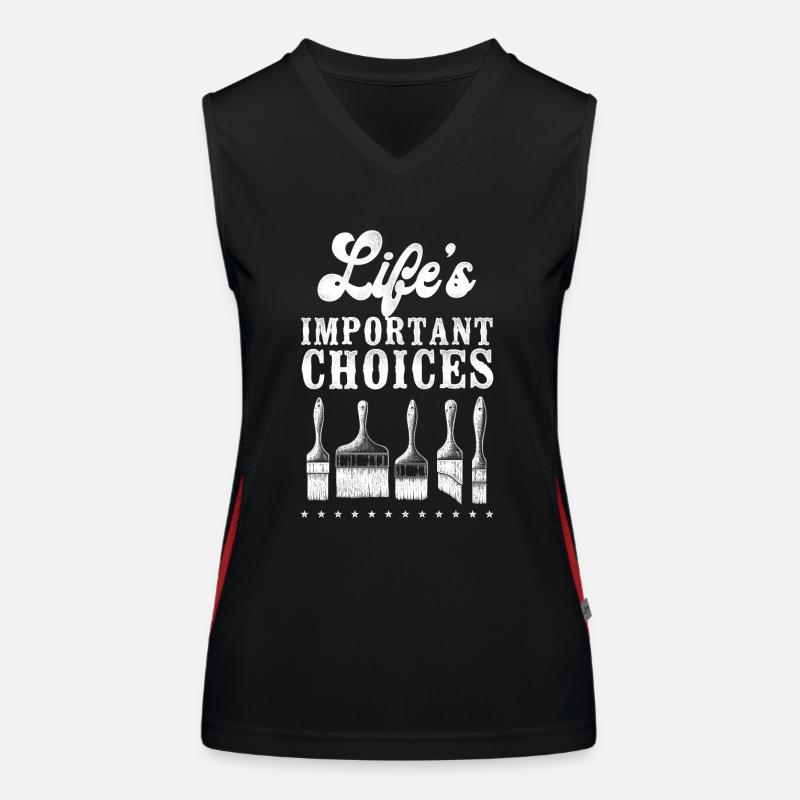 House Painter Decorator Paint Funktionelles Kontrast-Tank Top für Frauen