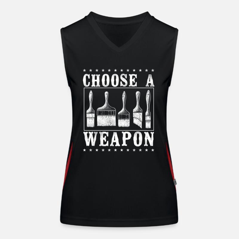 House Painter Decorator Paint Funktionelles Kontrast-Tank Top für Frauen