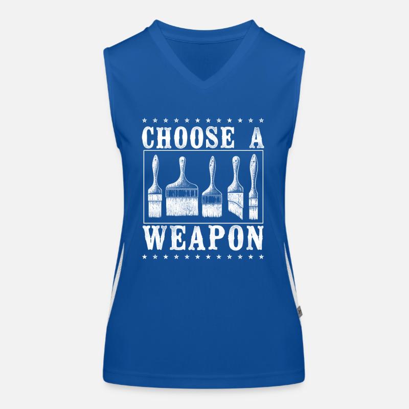 House Painter Decorator Paint Funktionelles Kontrast-Tank Top für Frauen