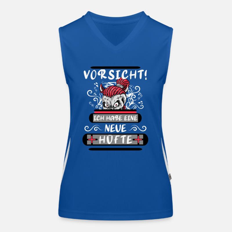 Neue Hüfte Operation Funktionelles Kontrast-Tank Top für Frauen