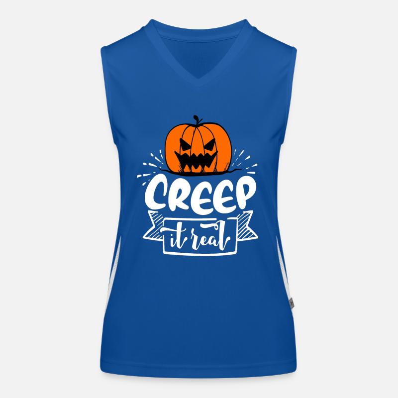 Creep it Real Funktionelles Kontrast-Tank Top für Frauen