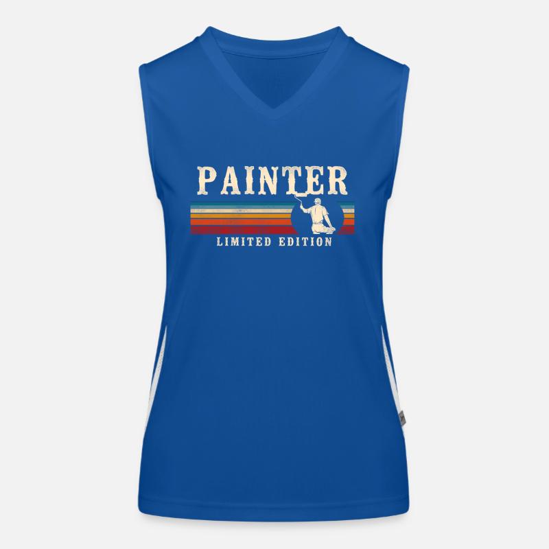House Painter Decorator Retro Funktionelles Kontrast-Tank Top für Frauen