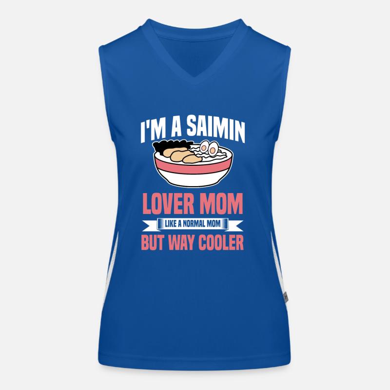 Saimin Lover Mom Women's Functional Contrast Tank Top