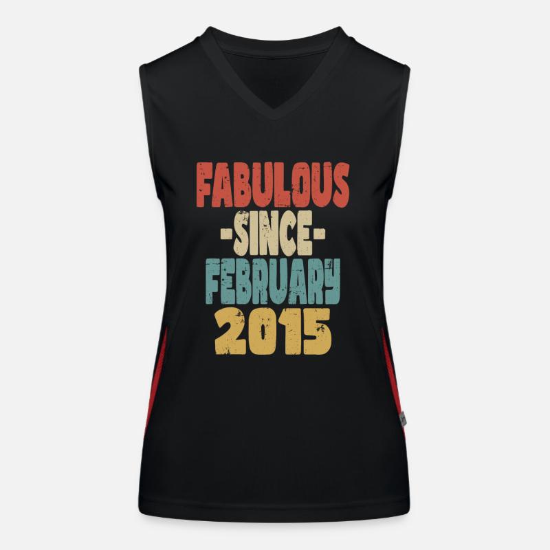 Fabulous February 2015 Women's Functional Contrast Tank Top