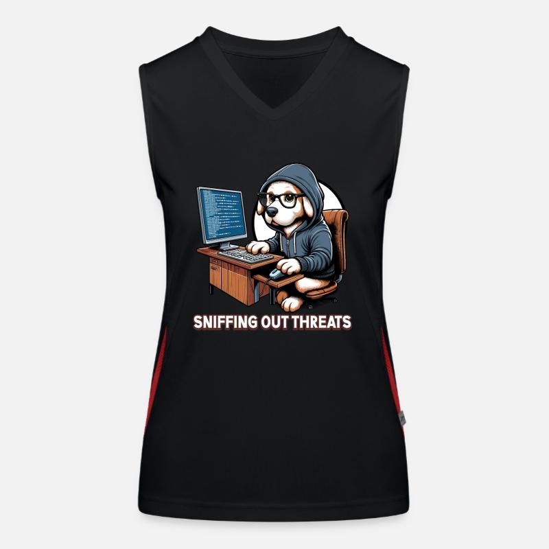 Ethical Hacking Analyst Ethical Cyber Security Funktionelles Kontrast-Tank Top für Frauen