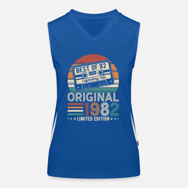 Born legends 1982 Women's Functional Contrast Tank Top