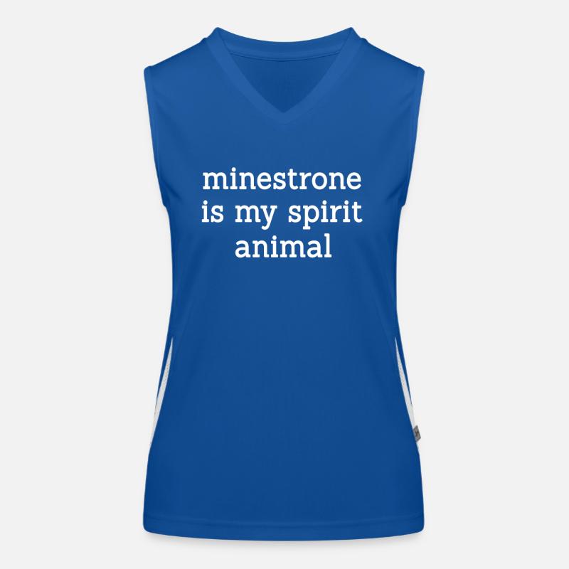 Minestrone Débardeur respirant contrasté Femme