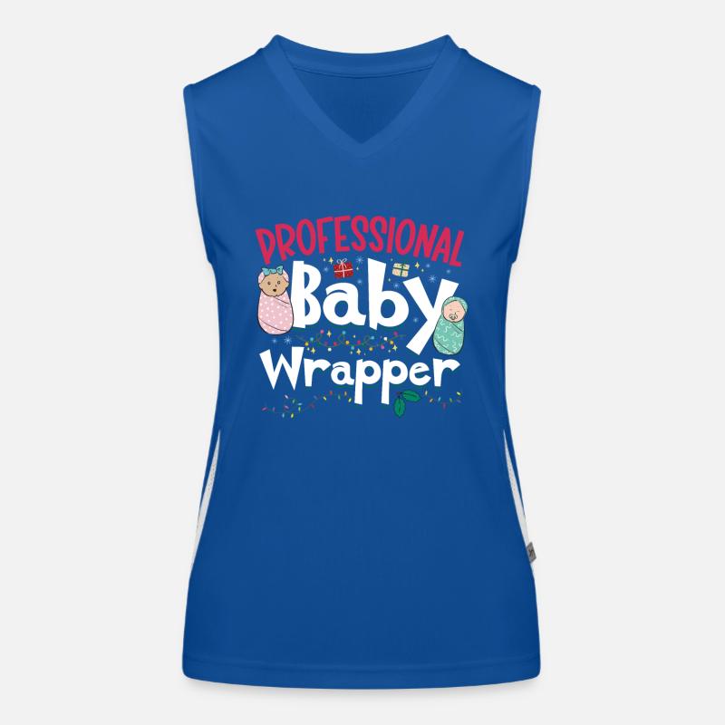 Infirmière Bébé Maternité Infirmière Débardeur respirant contrasté Femme