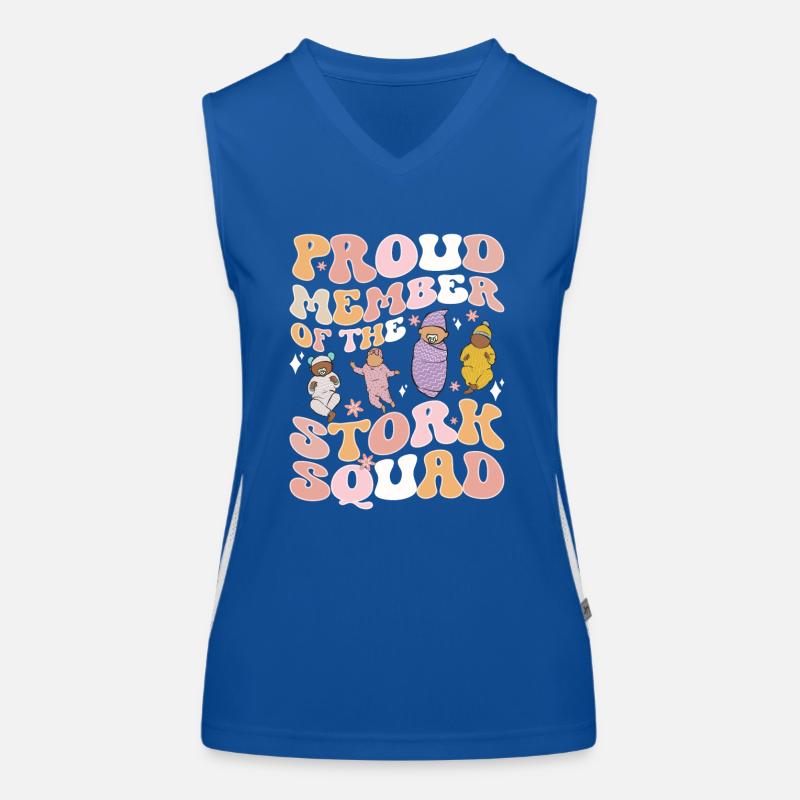 Infirmière Bébé Maternité Infirmière Débardeur respirant contrasté Femme