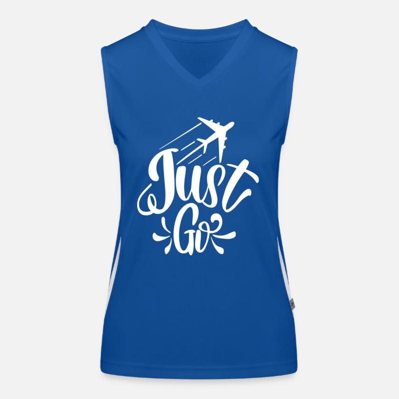 Geh einfach Funktionelles Kontrast-Tank Top für Frauen