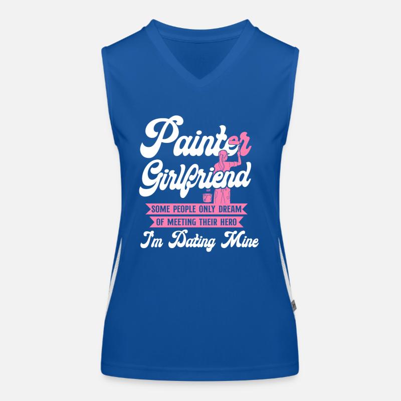 House Painter Decorator Girlfriend Funktionelles Kontrast-Tank Top für Frauen