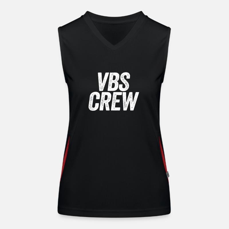 VBS Bunte Bibel Ferienschule Liebe Funktionelles Kontrast-Tank Top für Frauen