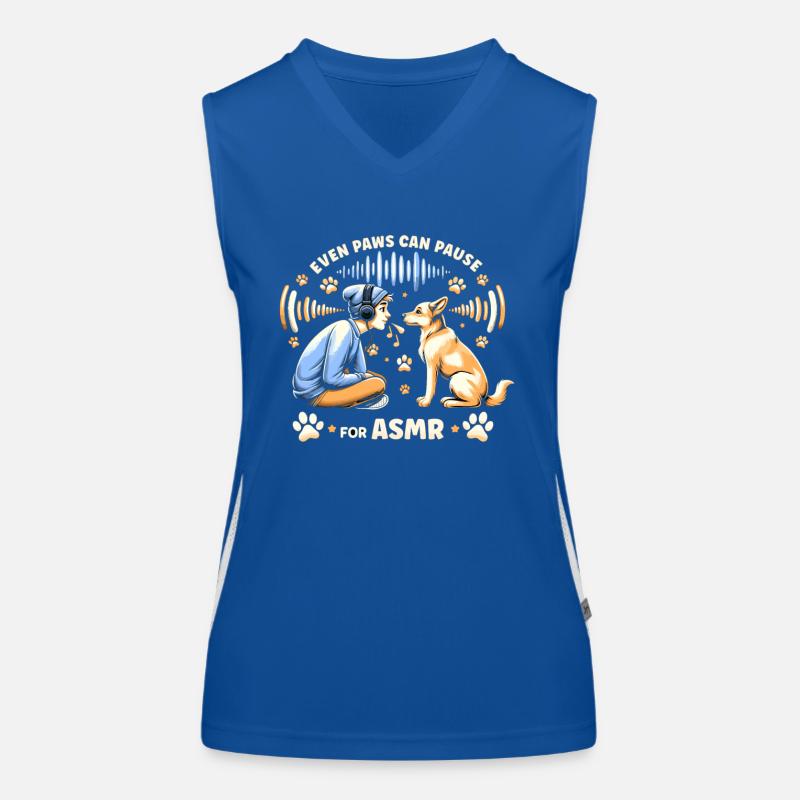 Asmr Whispering Asmr Enthusiast Mindfulness Women's Functional Contrast Tank Top