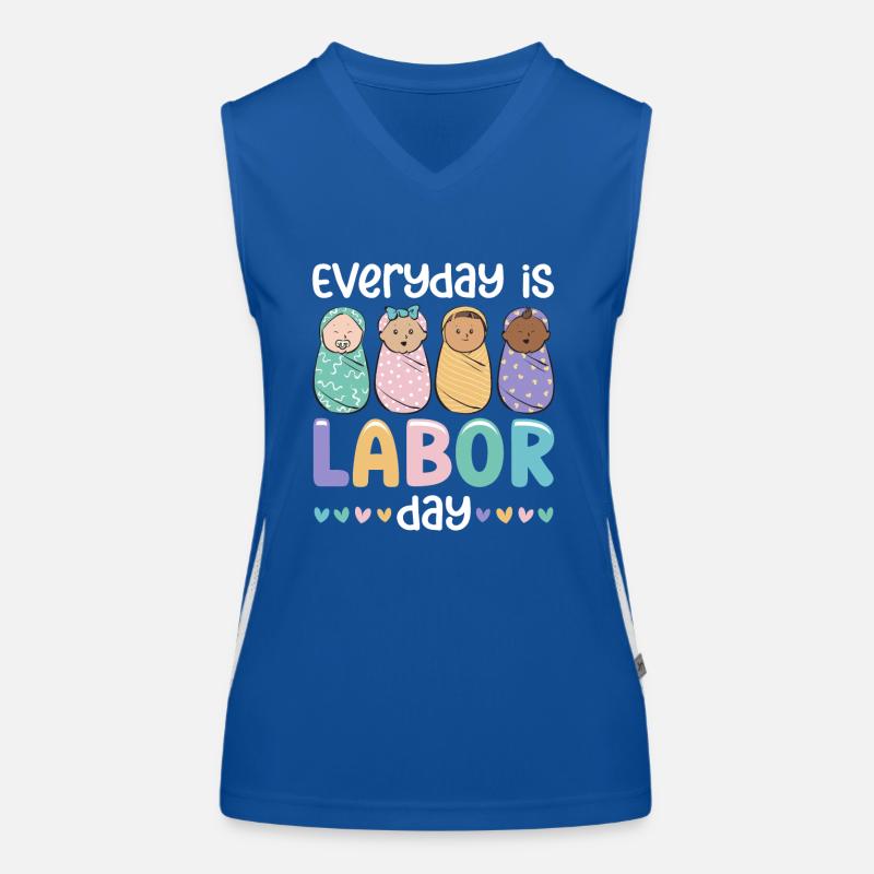 Krankenschwester Baby Entbindungsschwester Funktionelles Kontrast-Tank Top für Frauen