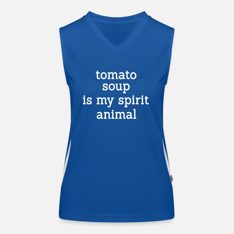 Soupe à la tomate Débardeur respirant contrasté Femme