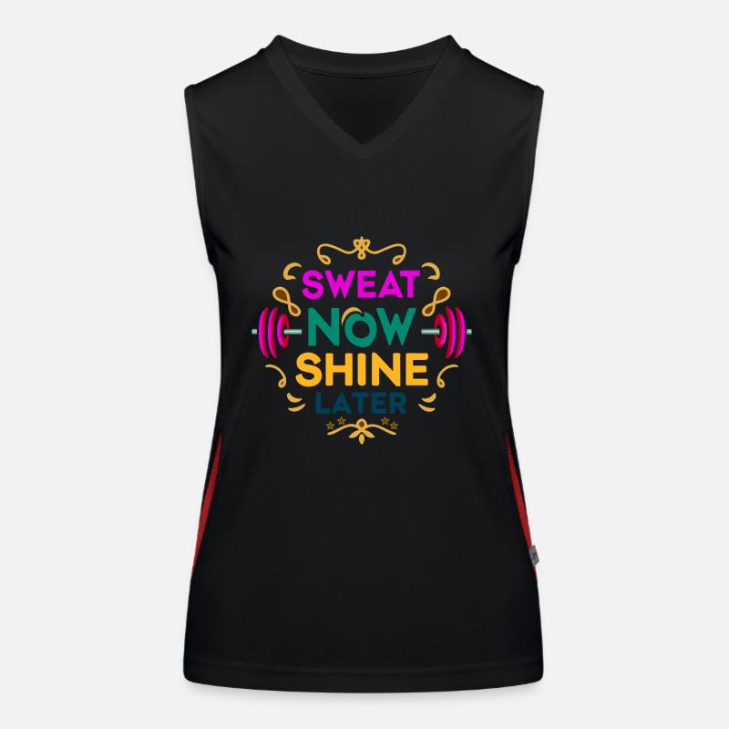 GYM TSHIRT Women's Functional Contrast Tank Top