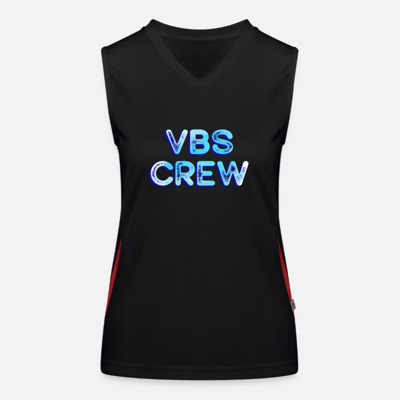 VBS Bunte Bibel Ferienschule Liebe Funktionelles Kontrast-Tank Top für Frauen