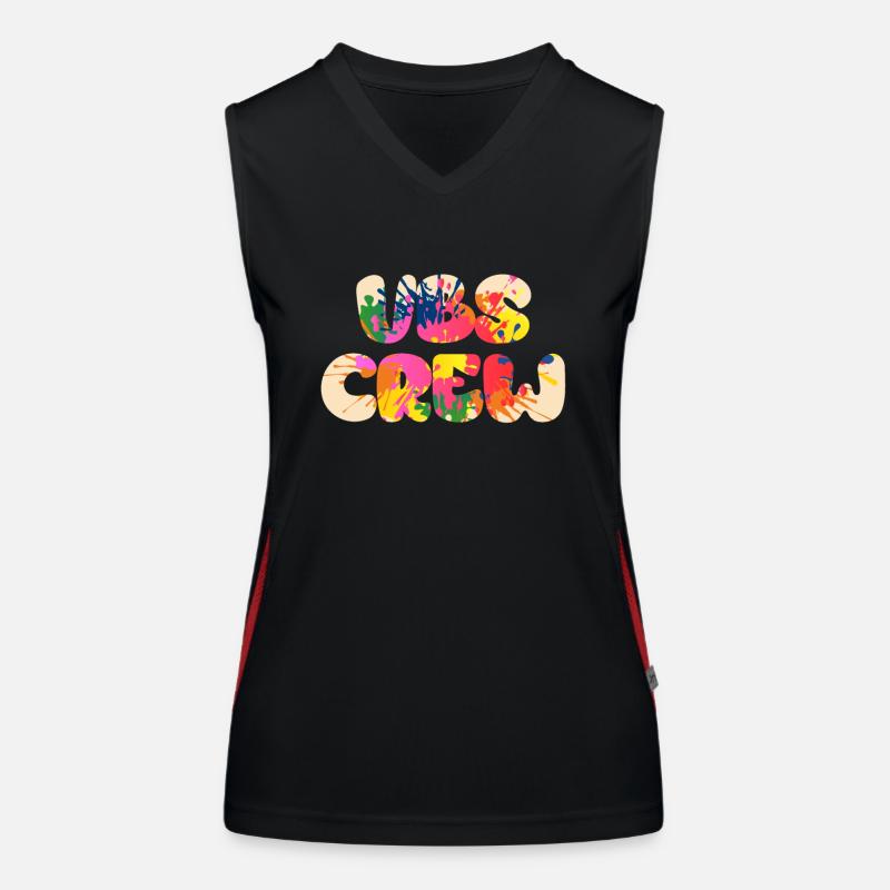 VBS Bunte Bibel Ferienschule Liebe Funktionelles Kontrast-Tank Top für Frauen
