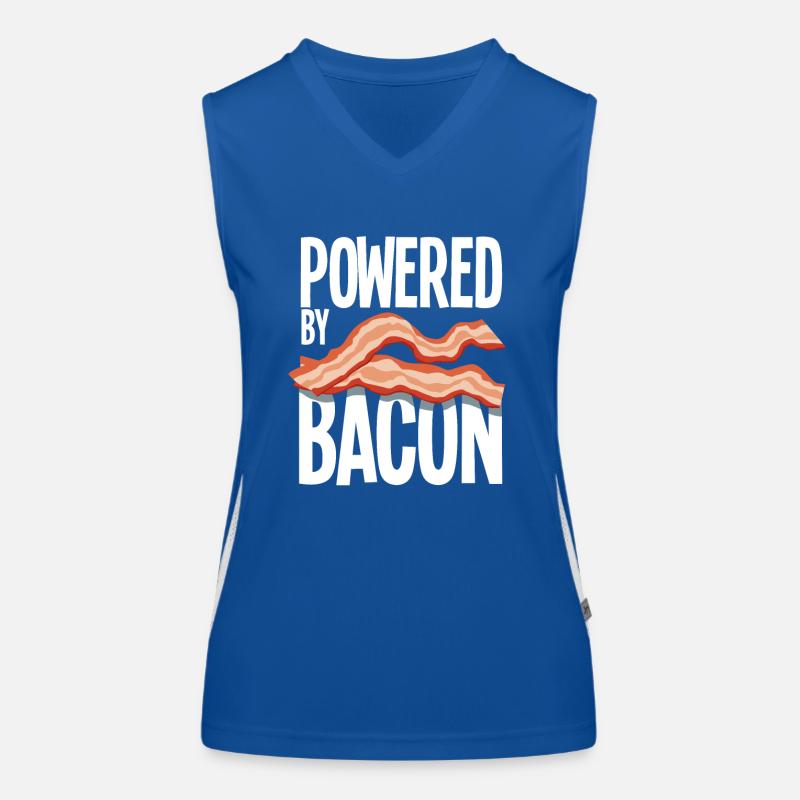 Powered By Bacon Speck Women's Functional Contrast Tank Top