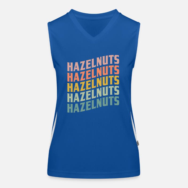 Hazelnuts Women's Functional Contrast Tank Top