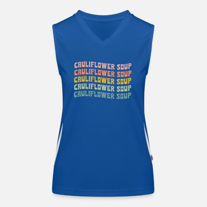 Blumenkohlsuppe Funktionelles Kontrast-Tank Top für Frauen