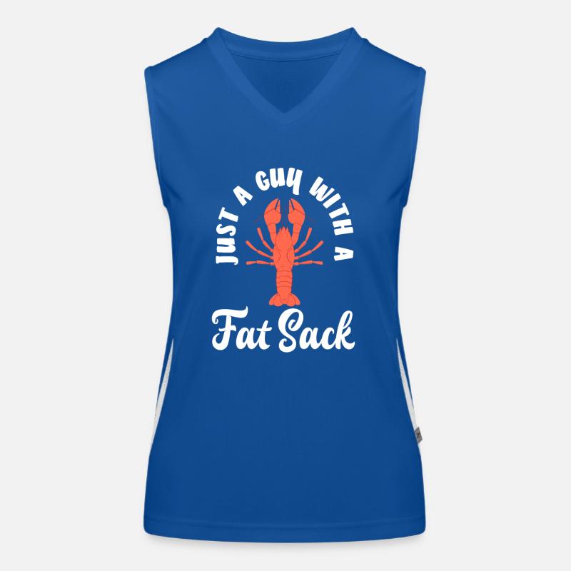 Crawfish Lover Gift Women's Functional Contrast Tank Top
