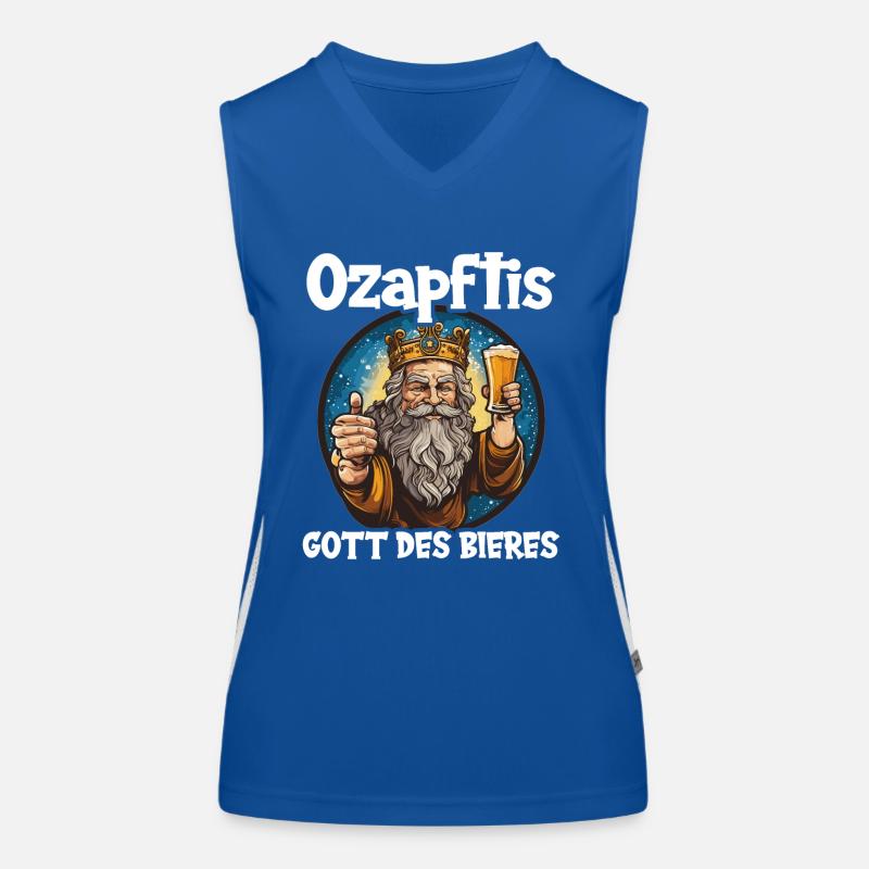 beer drinker beer lover drink drink party beer Women's Functional Contrast Tank Top