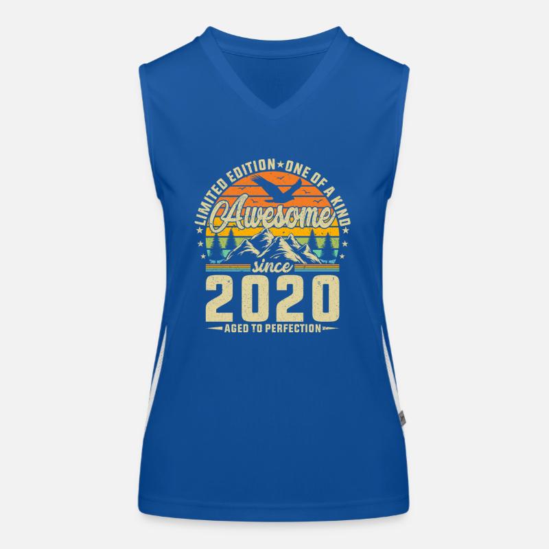 Elegant 2020 Anniversary Celebration Vintage Style Women's Functional Contrast Tank Top
