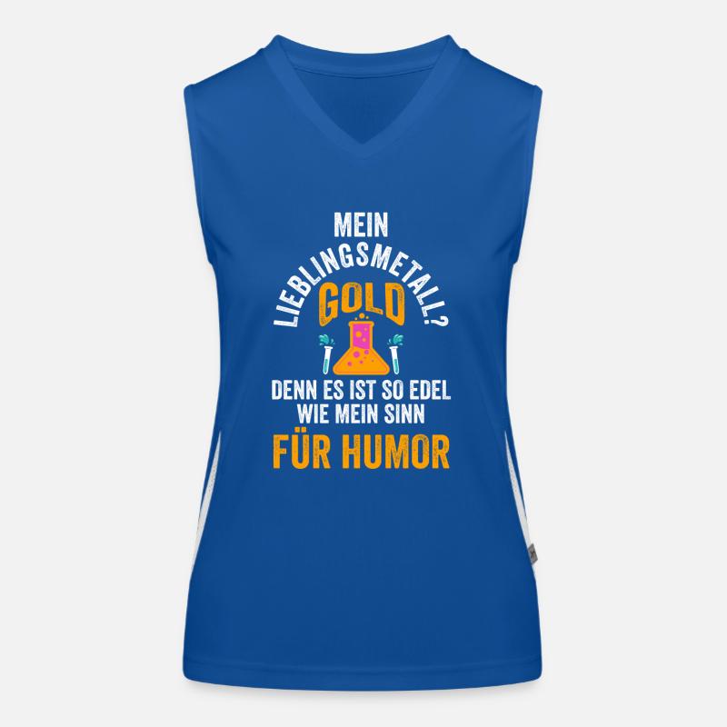 Chemist Science Physics Chemistry Women's Functional Contrast Tank Top