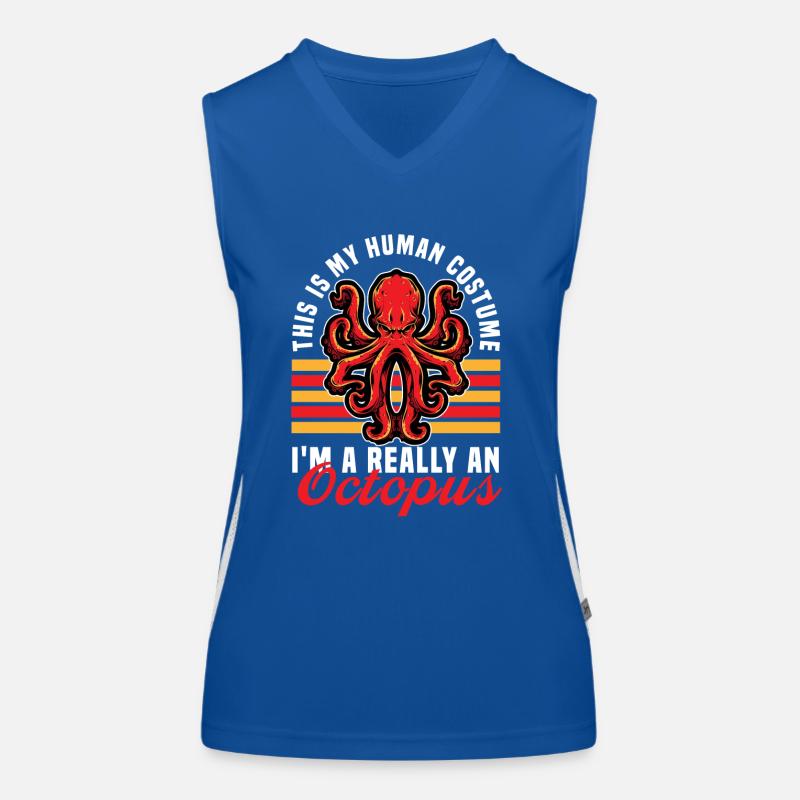 Octopus Women's Functional Contrast Tank Top