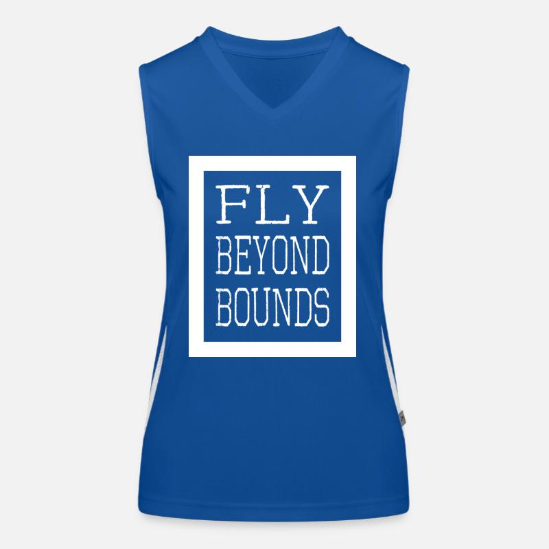 geek present freedom embracing freedom Funktionelles Kontrast-Tank Top für Frauen