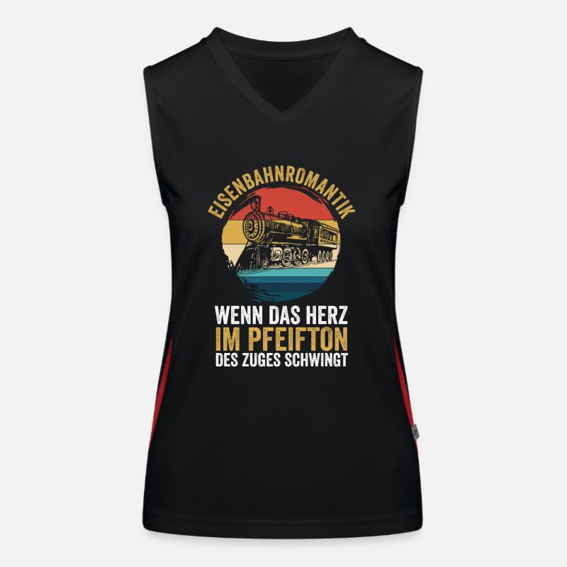 Model Railroad Model Train Train Railroad Railroad Railroad Railroad Model Train Model Train Model T Women's Functional Contrast Tank Top