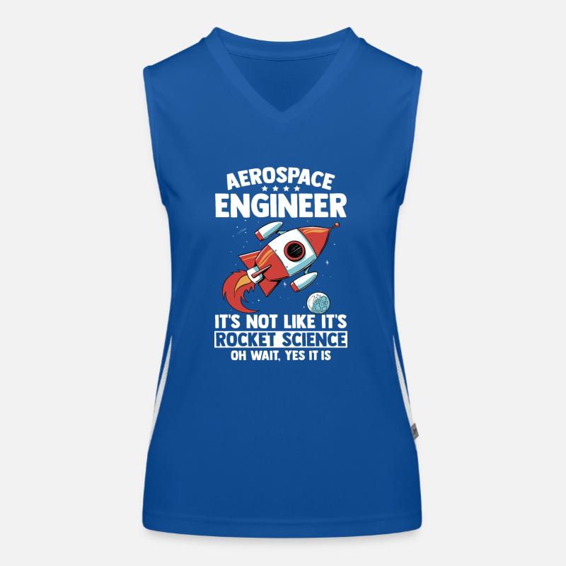 Aerospace Engineer Rocket Science Geschenk Funktionelles Kontrast-Tank Top für Frauen